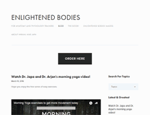 Tablet Screenshot of enlightenedbodies.com